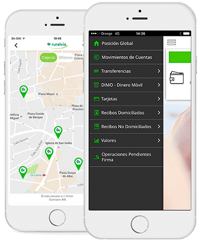 Pantalla de Servicio de alertas de ruralvía