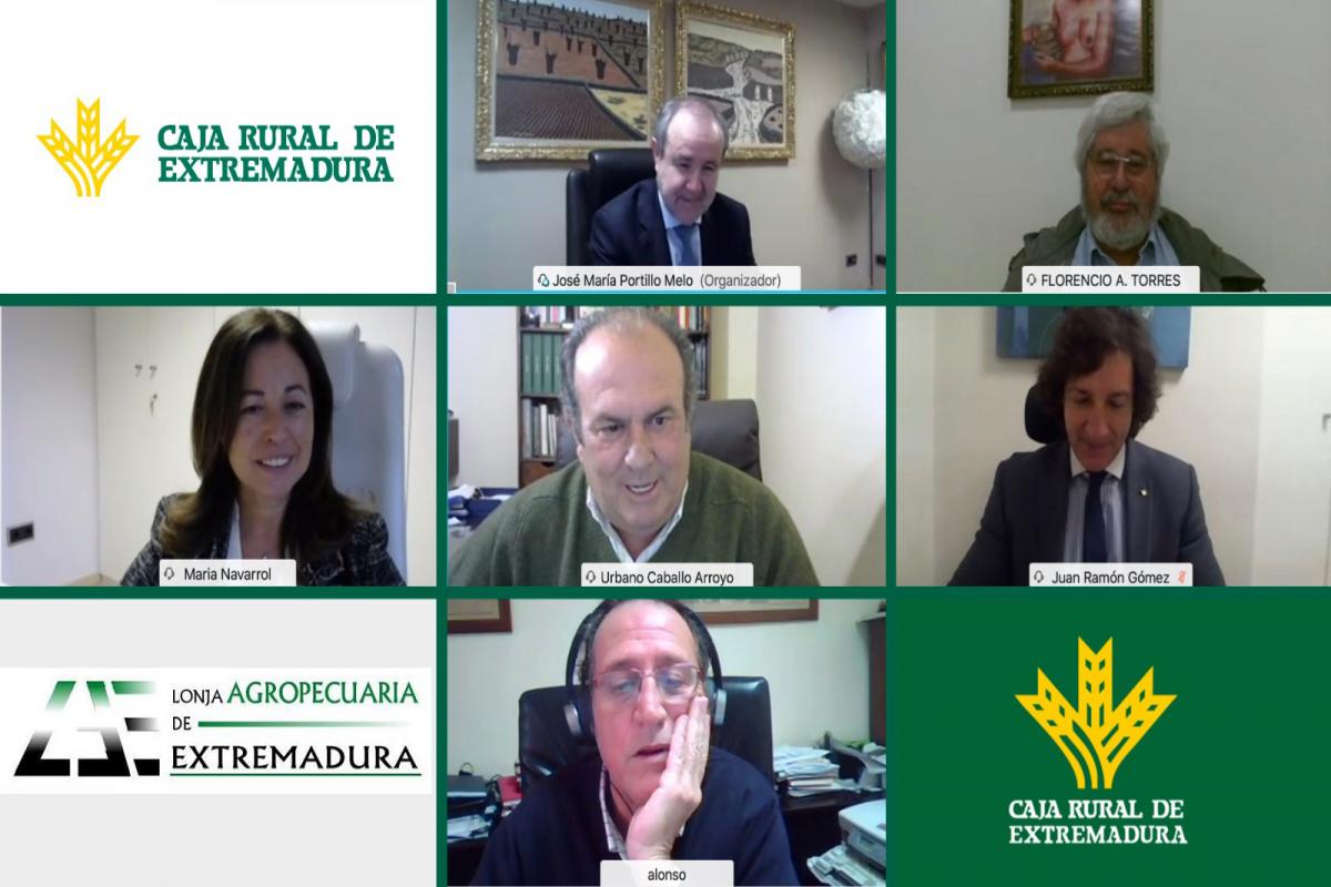 Videoconferencia representantes de CREX y Lonja