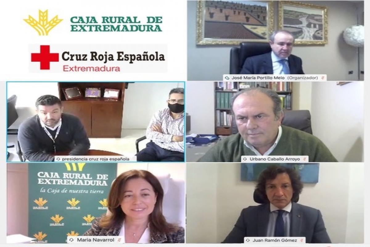 cruz roja y caja rural