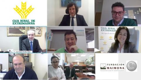 VIDEOCONFERENCIA Fundación Maimona Caja Rural de Extremadura
