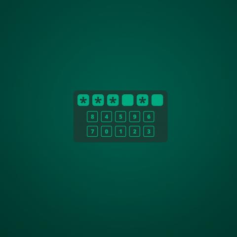 Panel con iconos